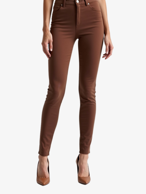 Przejdź do produktu Spodnie Brązowe Skinny
